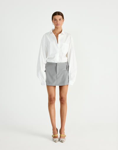  - Women's Skirt - Charcoal Clothing