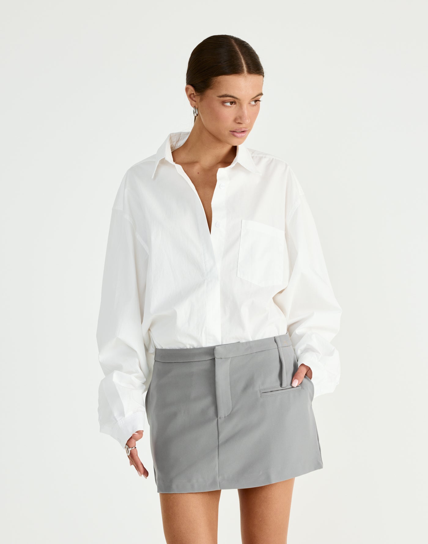  - Women's Skirt - Charcoal Clothing