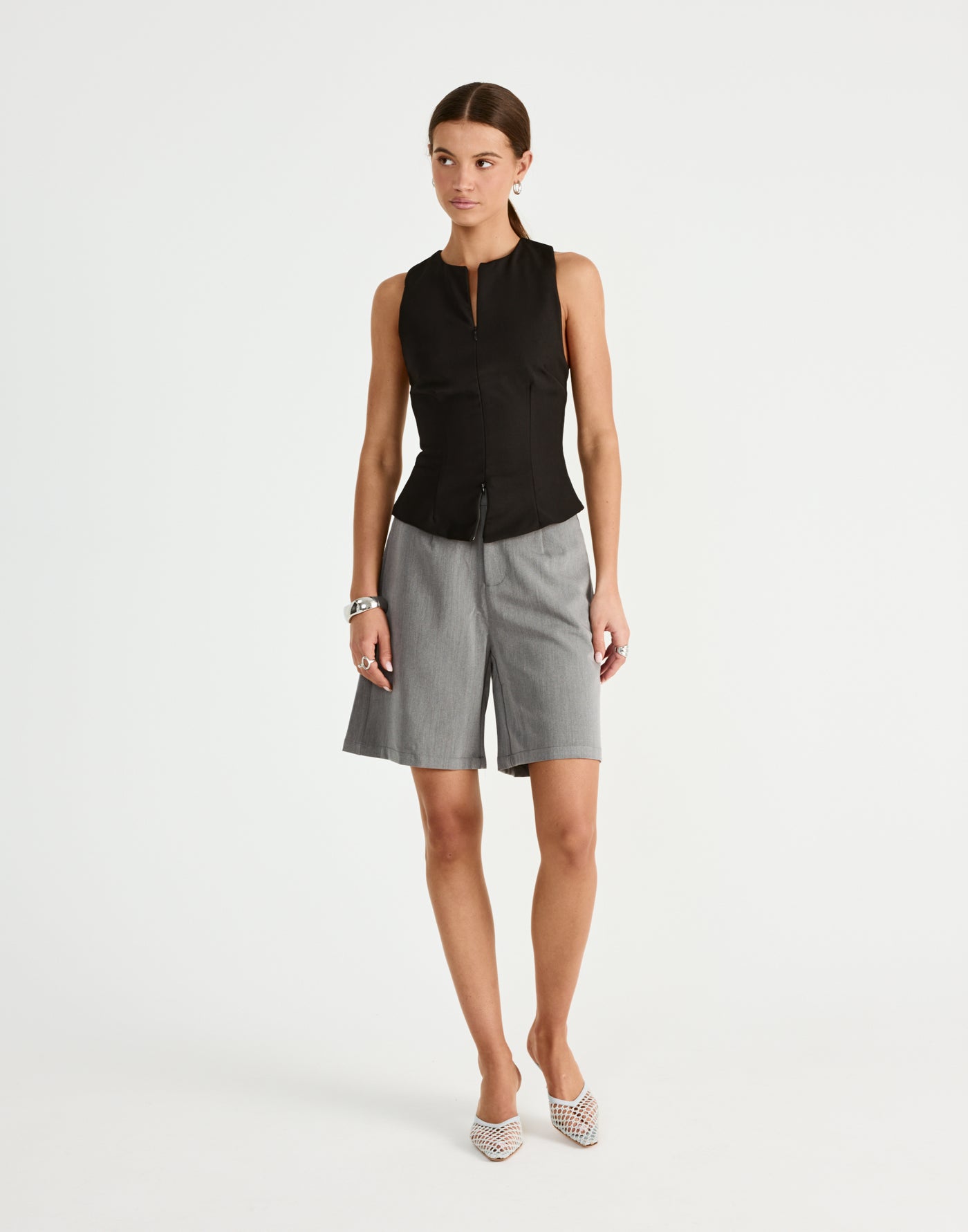  - Women's Top - Charcoal Clothing