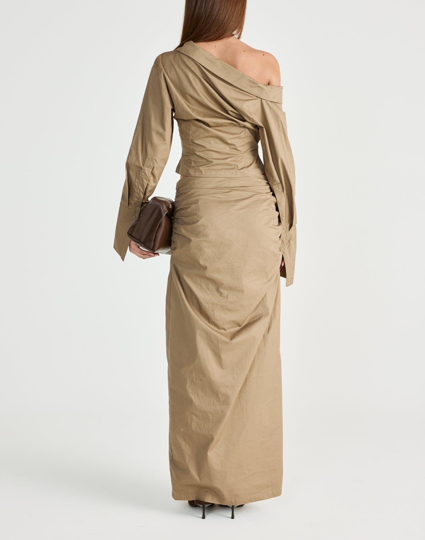 Arion Shirt (Mocha) | CHARCOAL Exclusive - - Women's Top - Charcoal Clothing