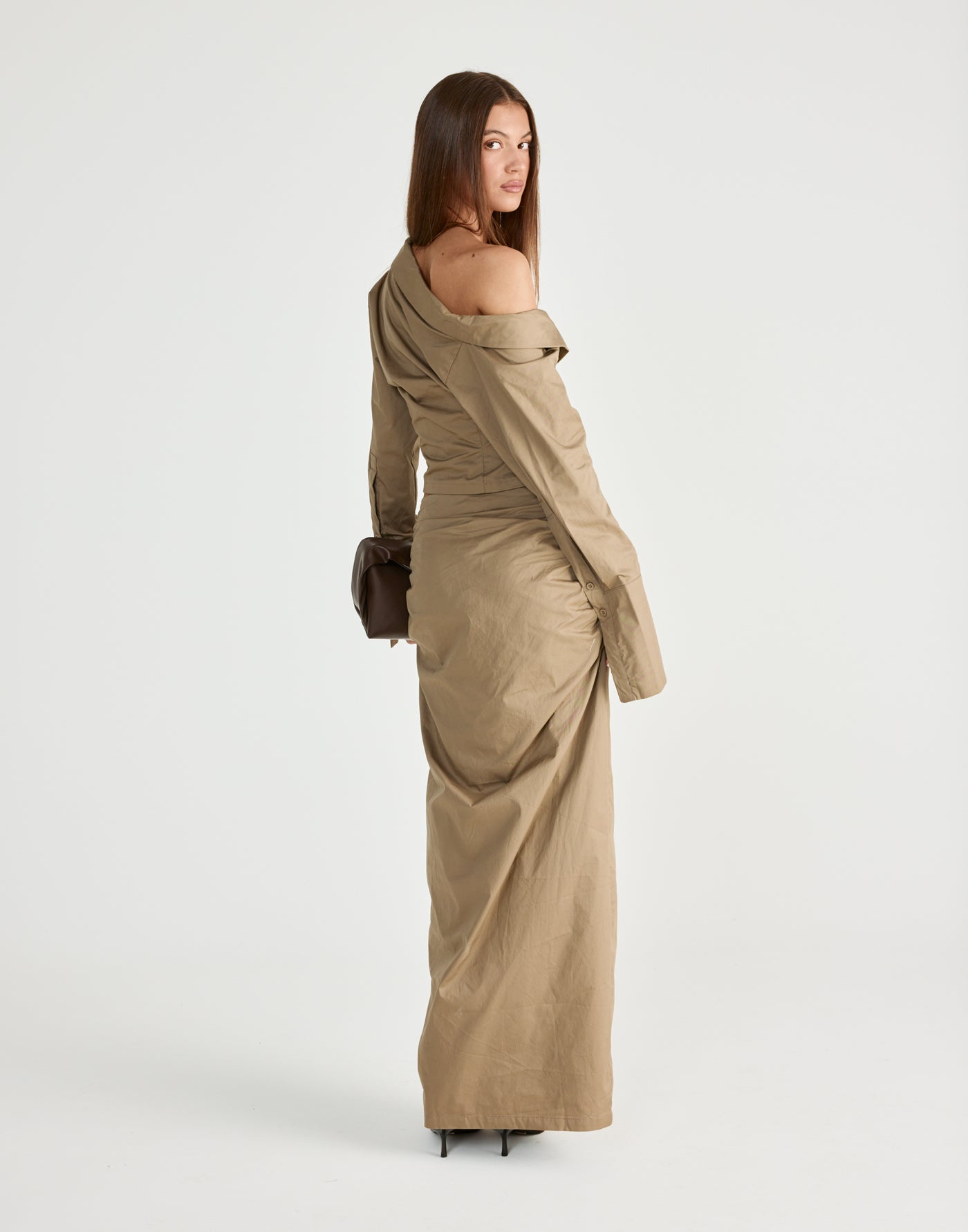 Arion Maxi Skirt (Mocha) | CHARCOAL Exclusive - - Women's Skirt - Charcoal Clothing