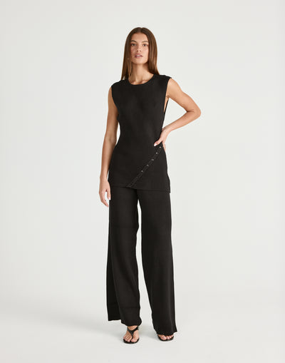  - Women's Top - Charcoal Clothing