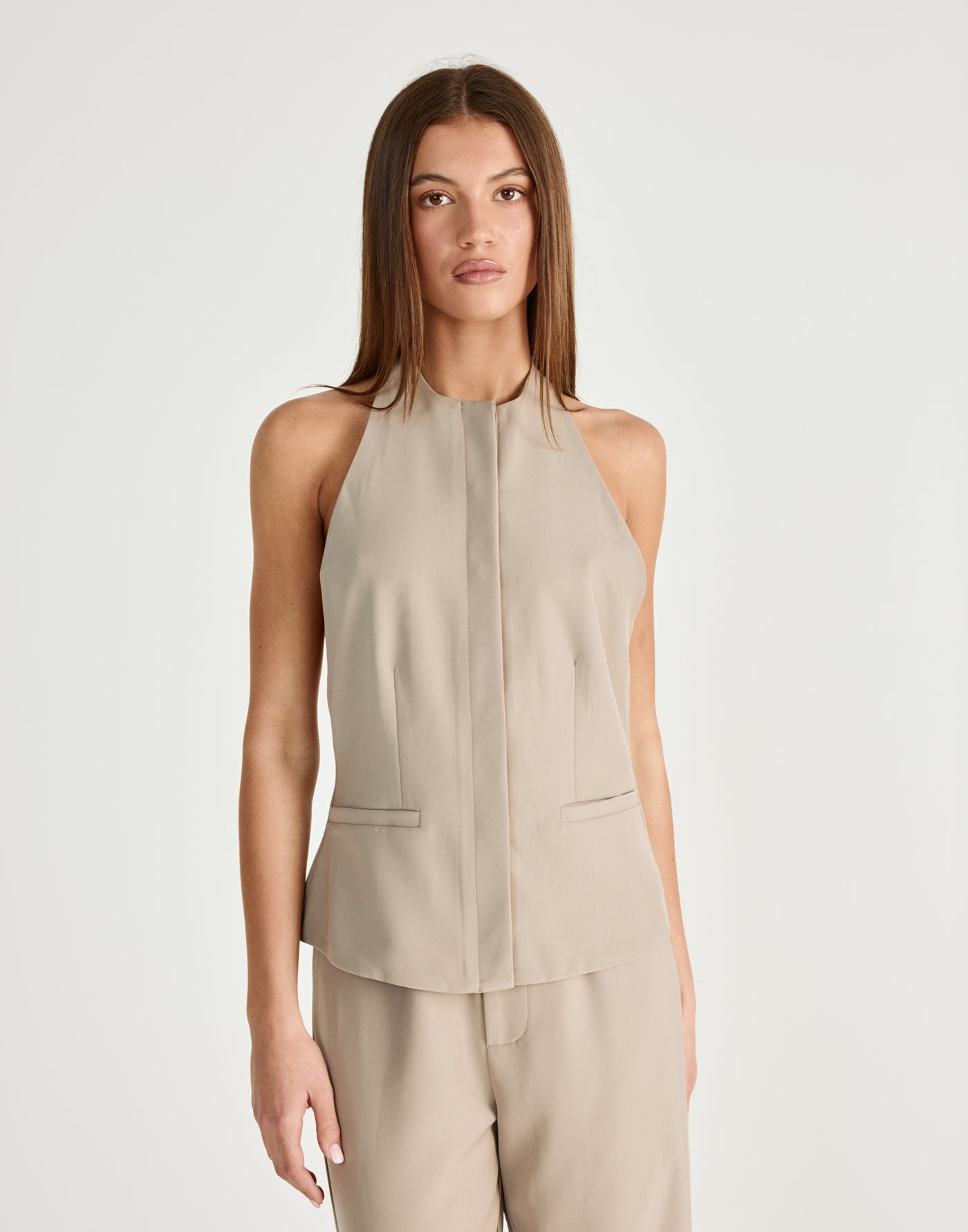 Korbin Top (Pebble) | CHARCOAL Exclusive - - Women's Top - Charcoal Clothing