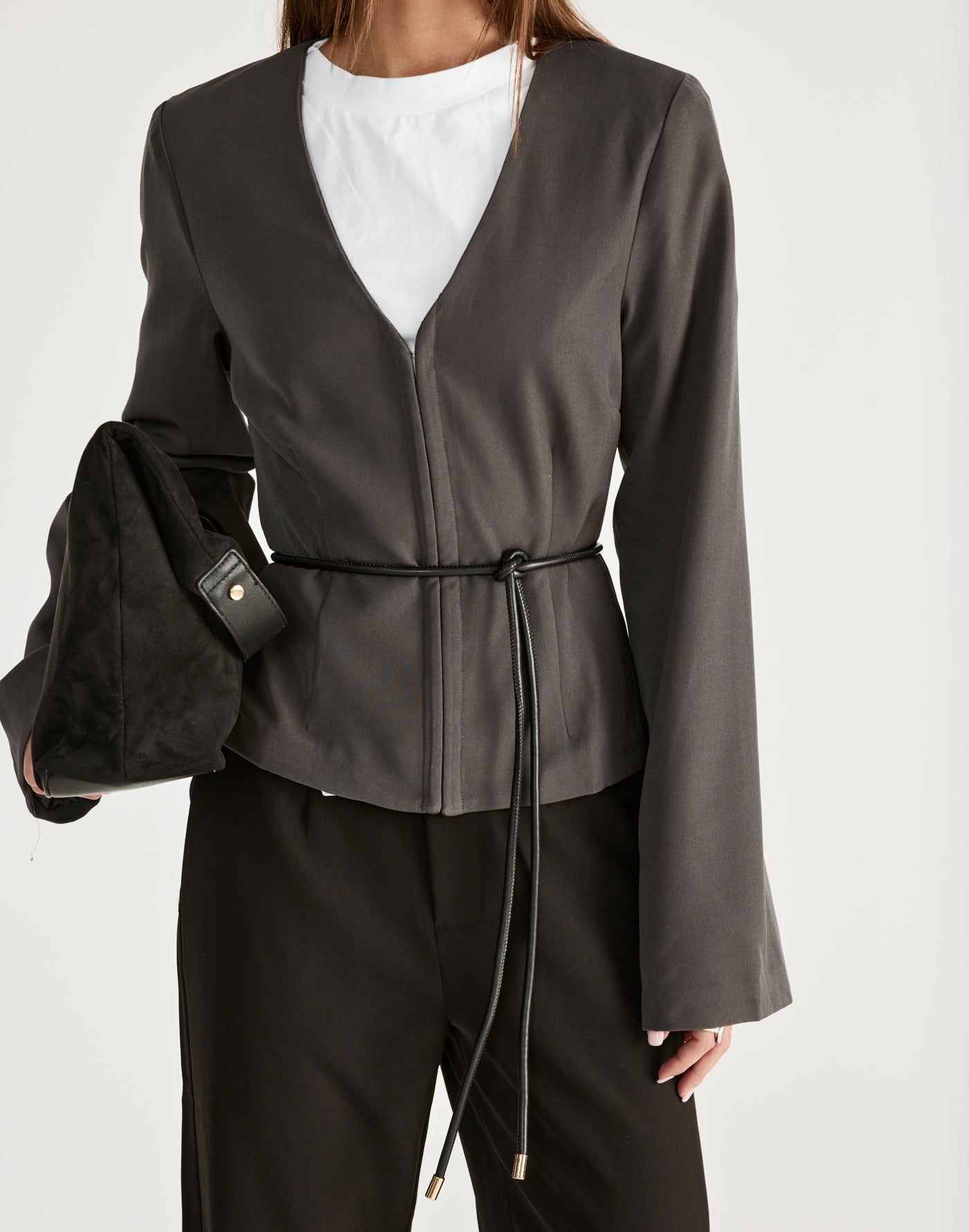 Norinne Long Sleeve Top (Slate) | CHARCOAL Exclusive - - Women's Top - Charcoal Clothing