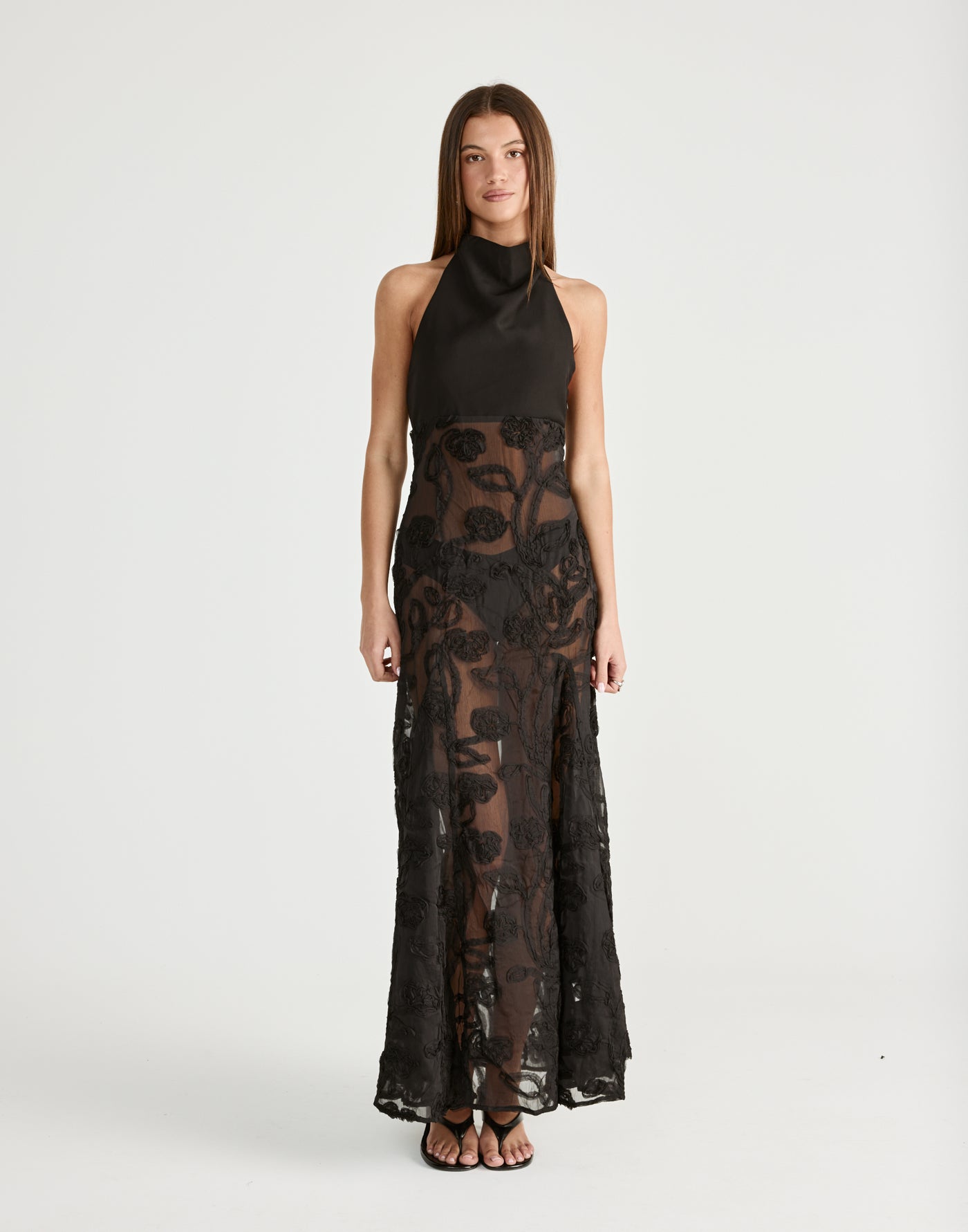 Serendipity Maxi Dress (Black) | CHARCOAL Exclusive - - Women's Top - Charcoal Clothing