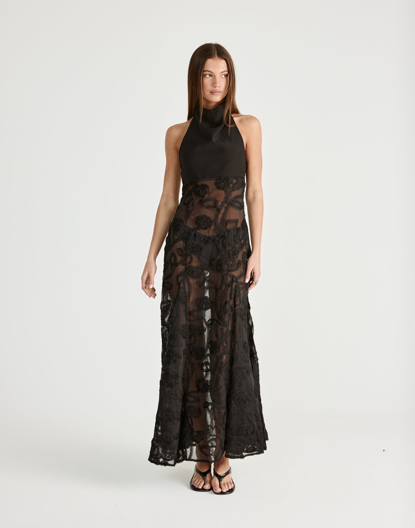 Serendipity Maxi Dress (Black) | CHARCOAL Exclusive - - Women's Top - Charcoal Clothing