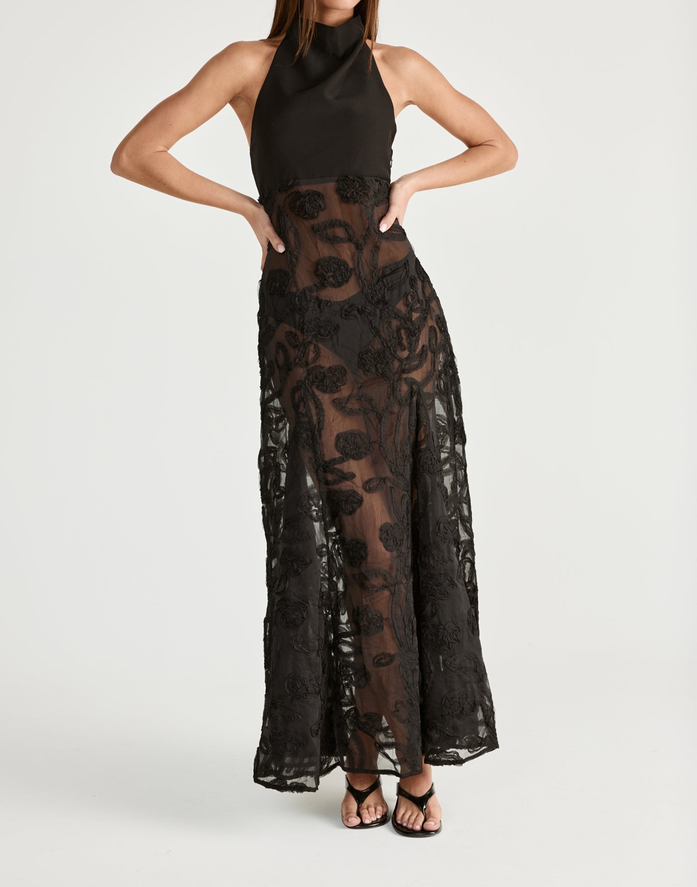 Serendipity Maxi Dress (Black) | CHARCOAL Exclusive - - Women's Top - Charcoal Clothing