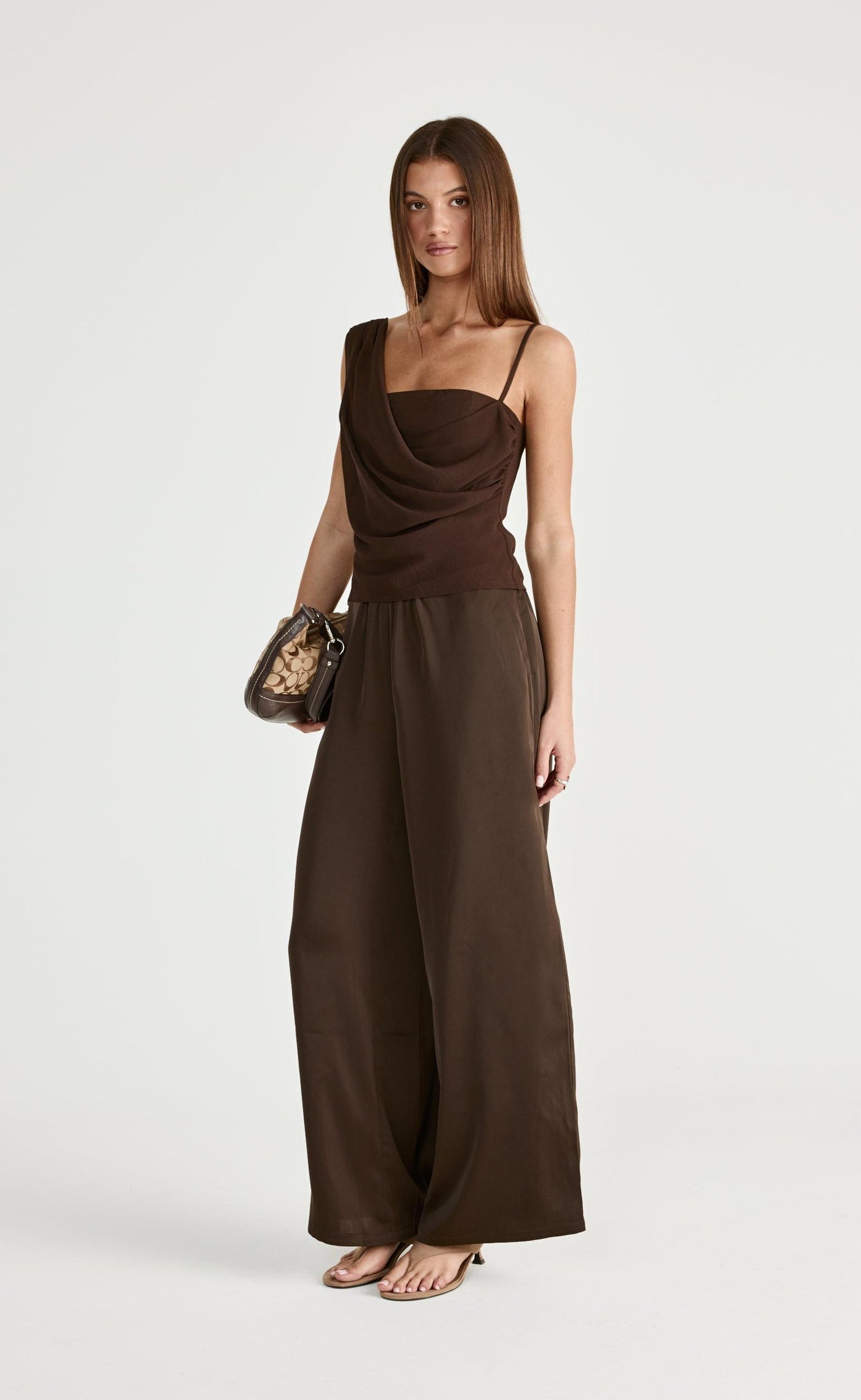 Davina Top (Chocolate) – CHARCOAL USA