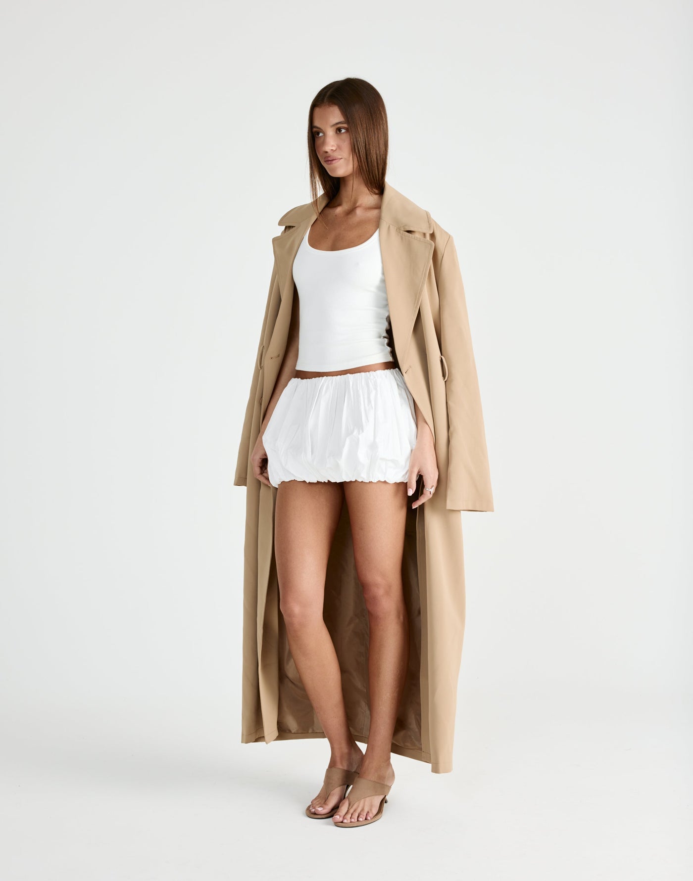 Carousel Micro Skirt (Off White) | CHARCOAL Exclusive - - Women's Skirt - Charcoal Clothing