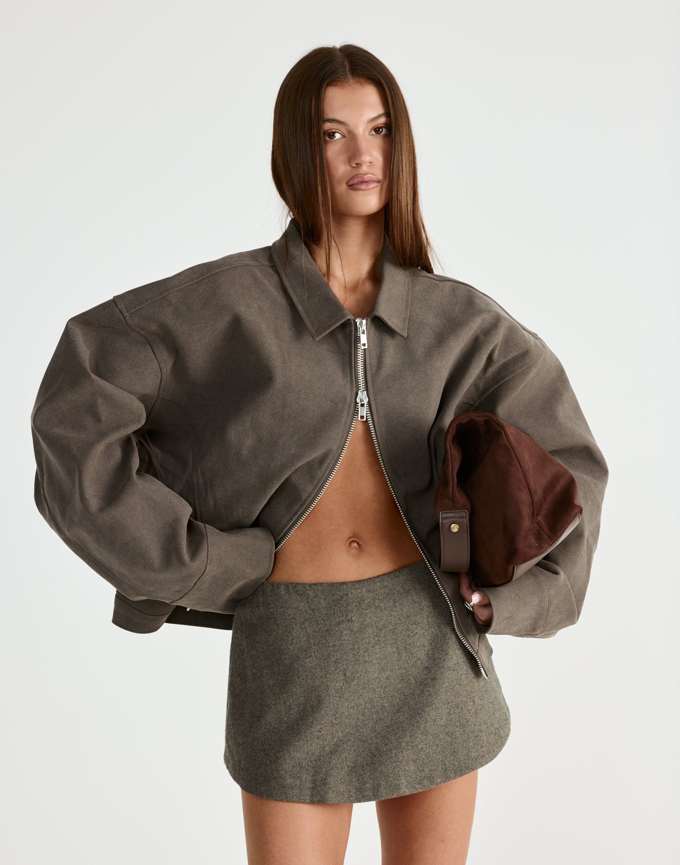 Domain Skort (Slate) | CHARCOAL Exclusive - - Women's Skort - Charcoal Clothing