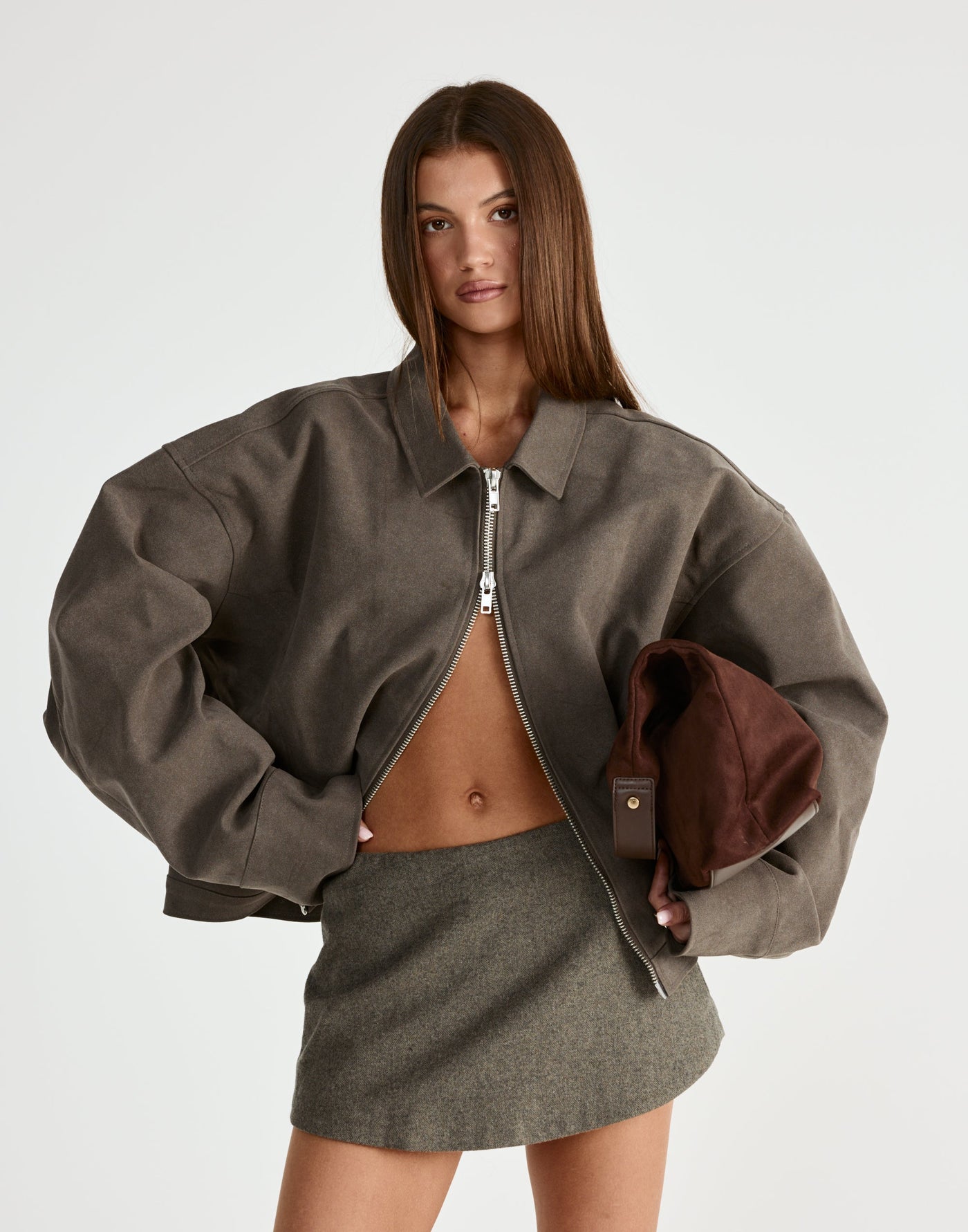 Domain Skort (Slate) | CHARCOAL Exclusive - - Women's Skort - Charcoal Clothing