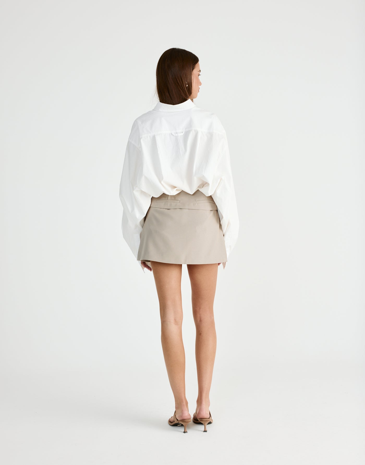 Nebula Mini Skirt (Pebble) | CHARCOAL Exclusive - - Women's Skirt - Charcoal Clothing