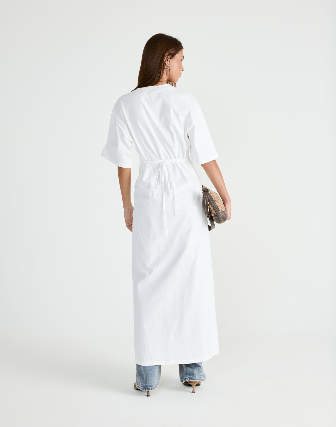 Echoes Maxi Dress (White) | CHARCOAL Exclusive - - Women's Dress - Charcoal Clothing
