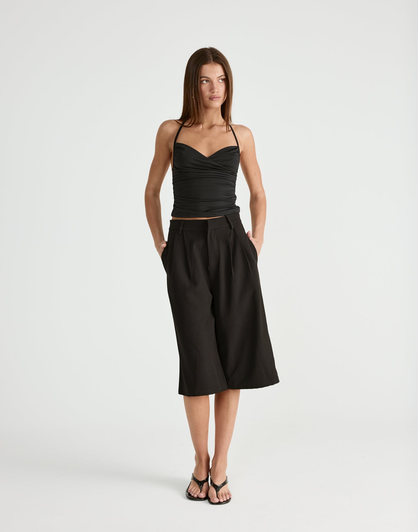 Sherah Top (Black) | CHARCOAL Exclusive - - Women's Top - Charcoal Clothing