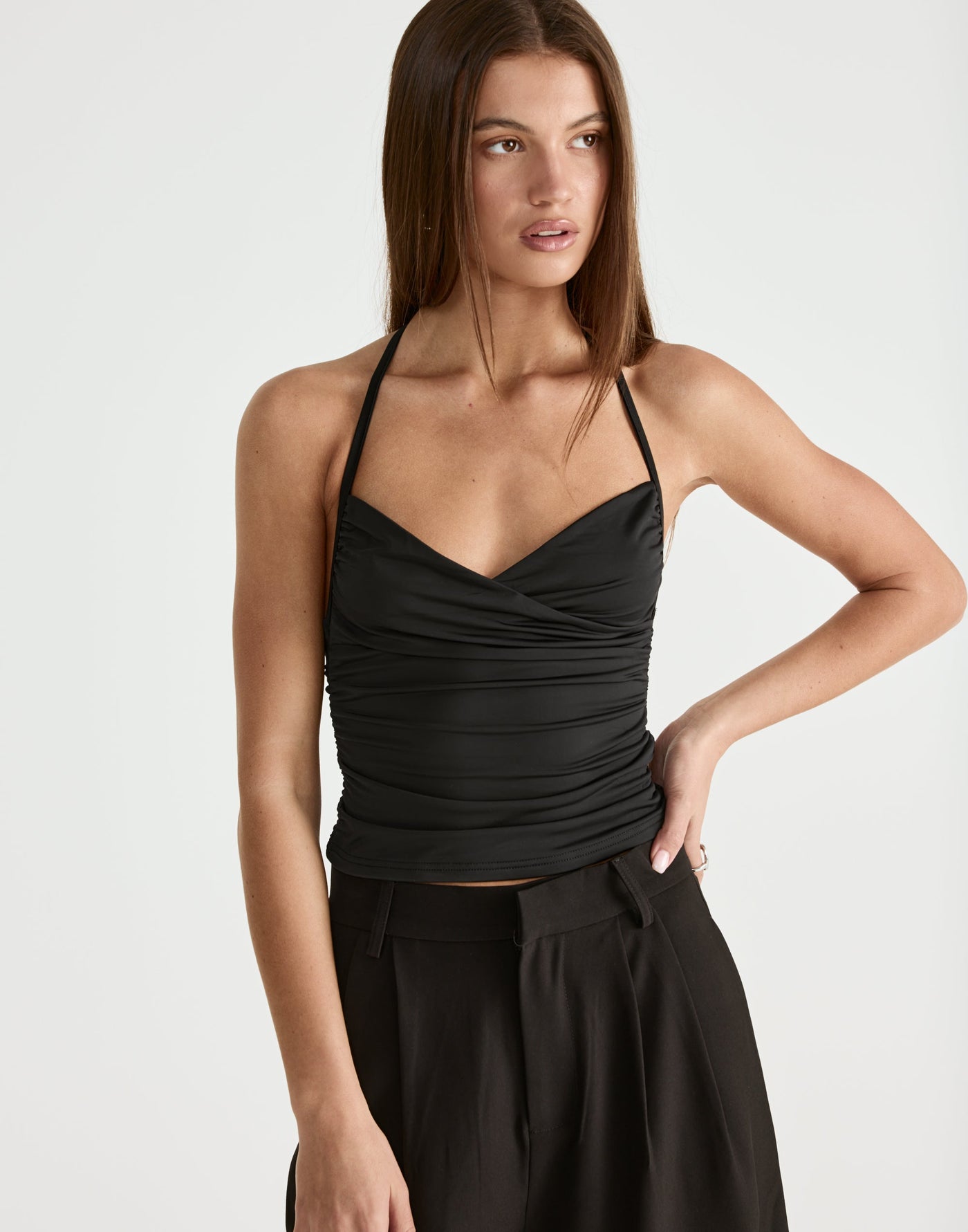 Sherah Top (Black) | CHARCOAL Exclusive - - Women's Top - Charcoal Clothing