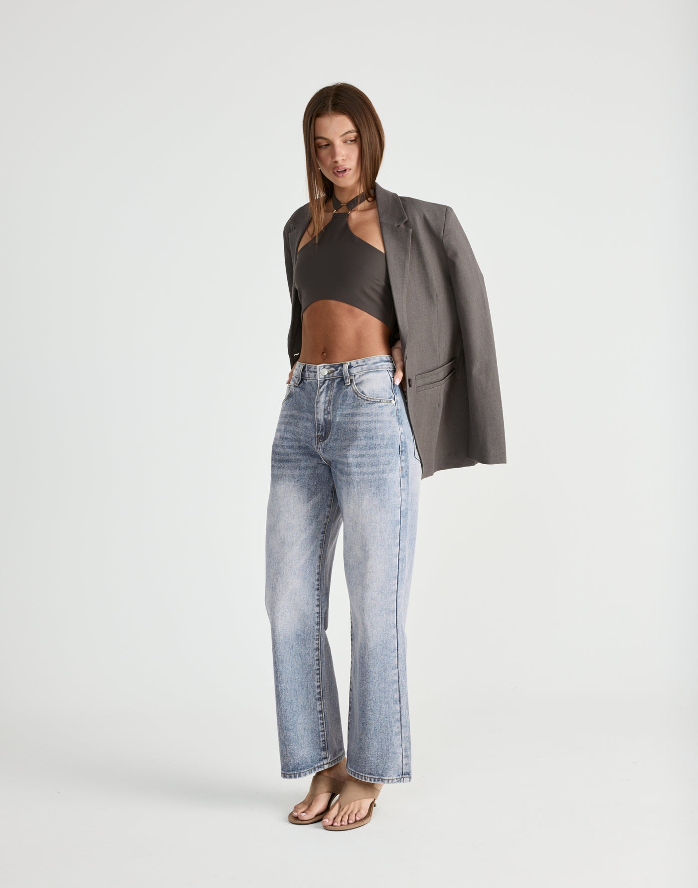  - Women's Top - Charcoal Clothing