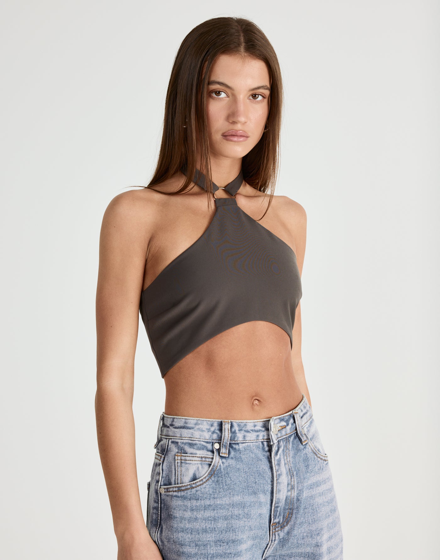  - Women's Top - Charcoal Clothing