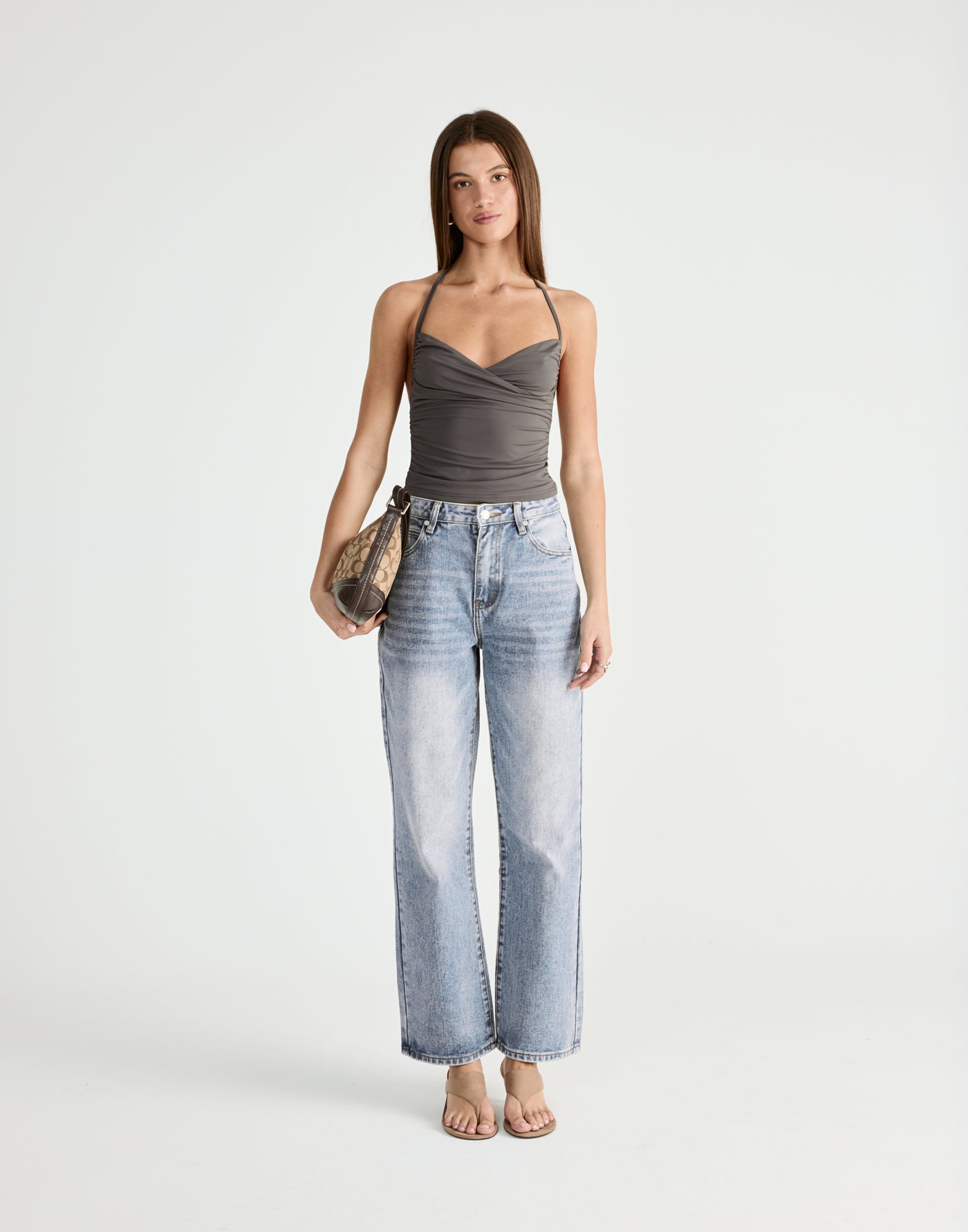 Sherah Top (Slate) | CHARCOAL Exclusive - - Women's Top - Charcoal Clothing