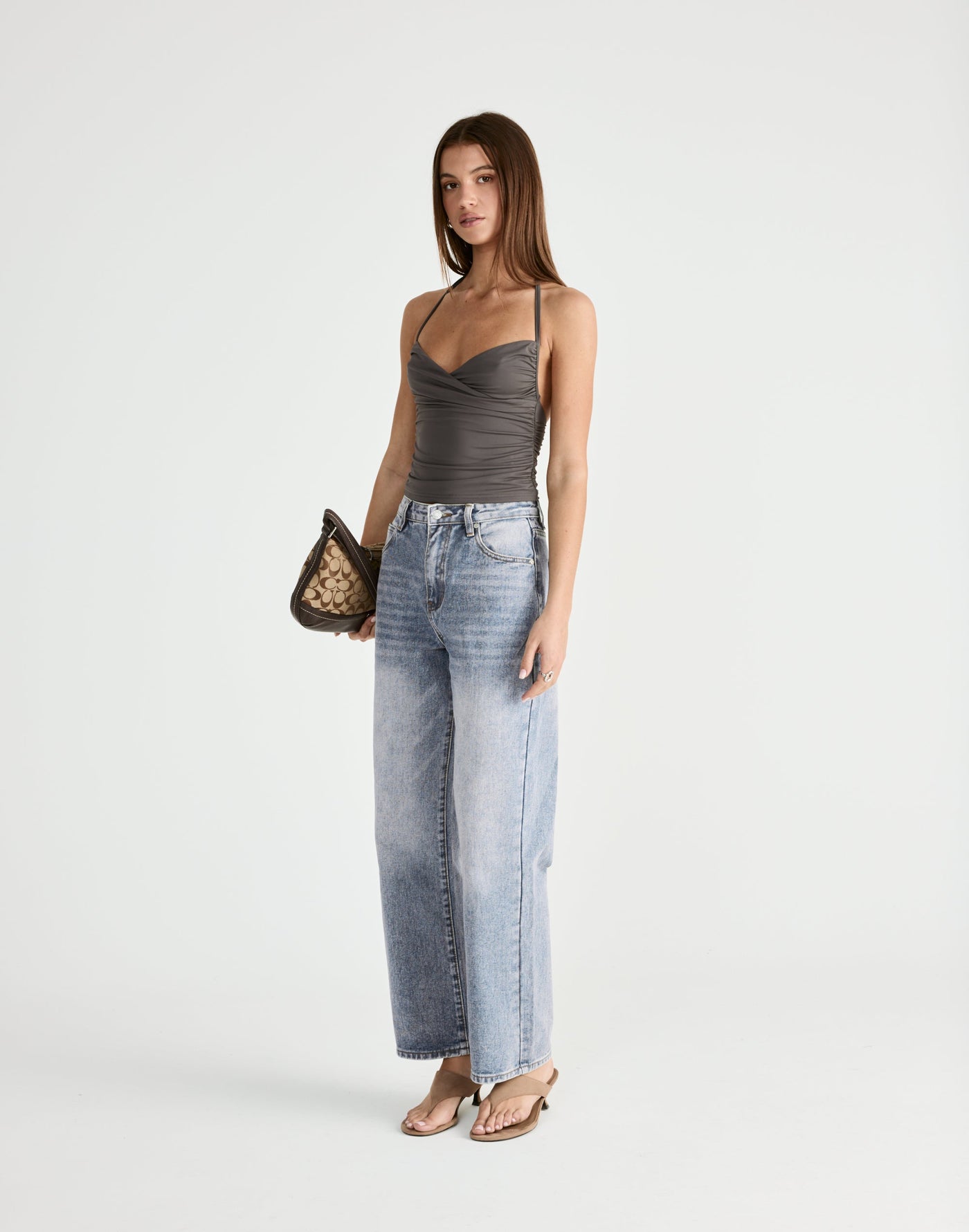 Sherah Top (Slate) | CHARCOAL Exclusive - - Women's Top - Charcoal Clothing