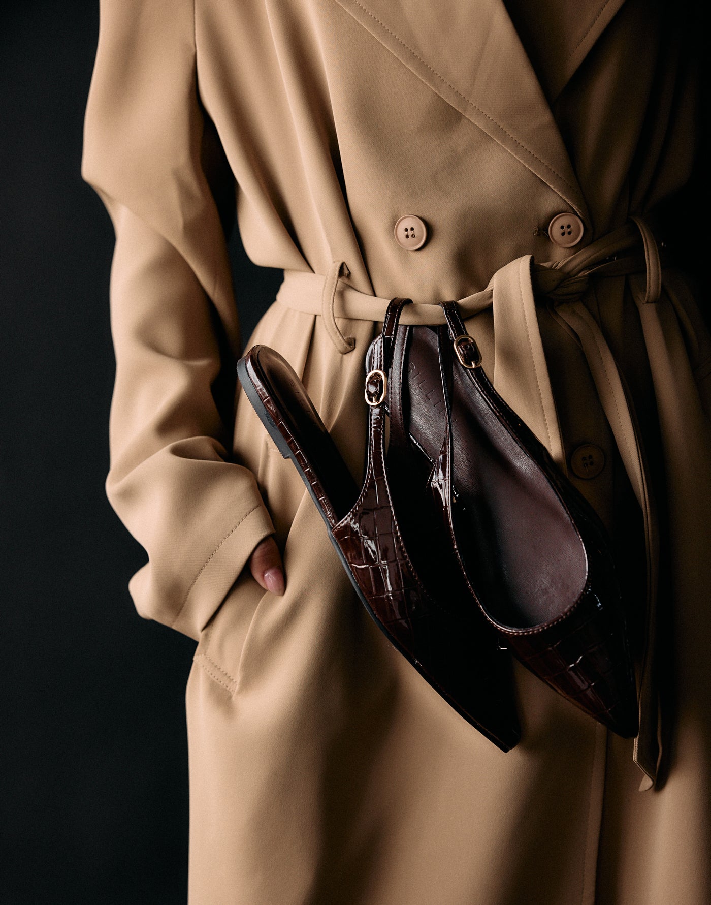  - Women's Shoes - Charcoal Clothing