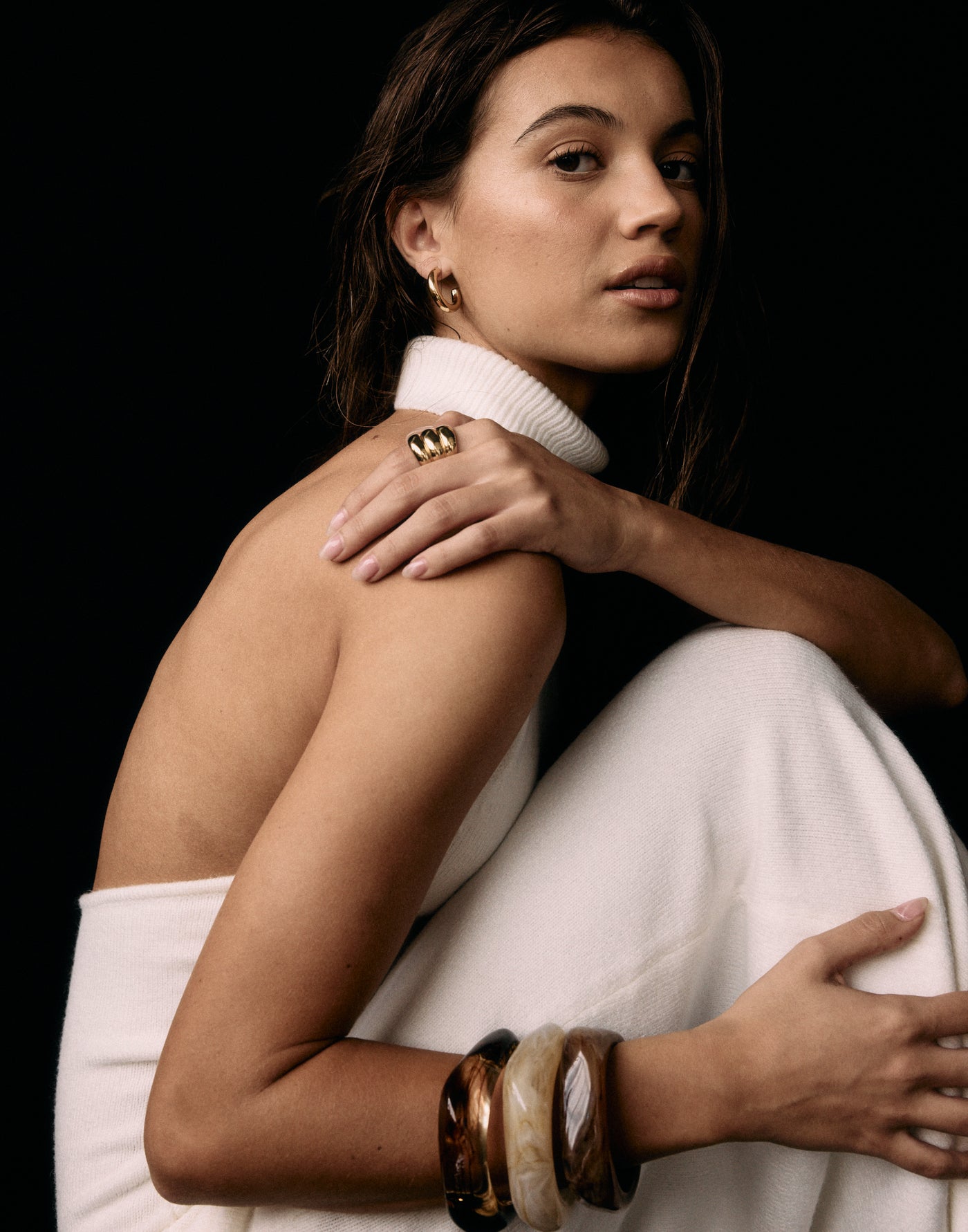 Jasper Ring (Gold) | Faux Stack Gold Ring - Women's Accessories - Charcoal Clothing