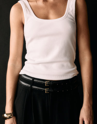 Jemena Belt (Black) - - Women's Accessories - Charcoal Clothing
