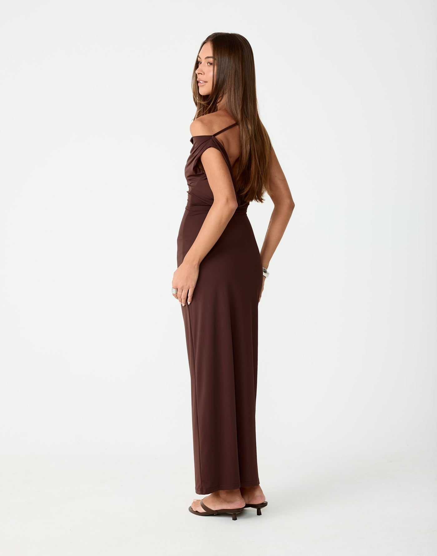 Granger Maxi Dress (Chocolate)