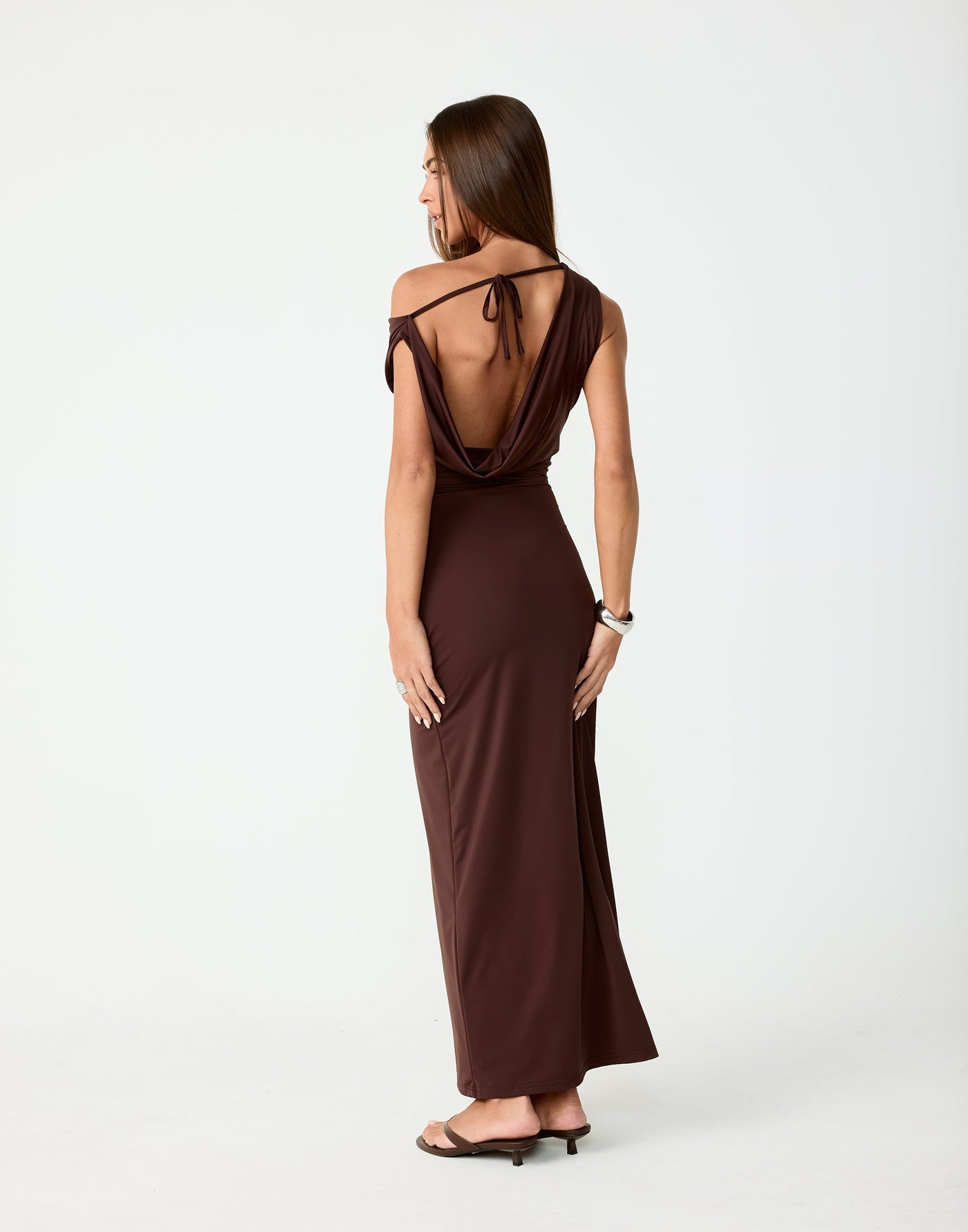 Granger Maxi Dress (Chocolate)