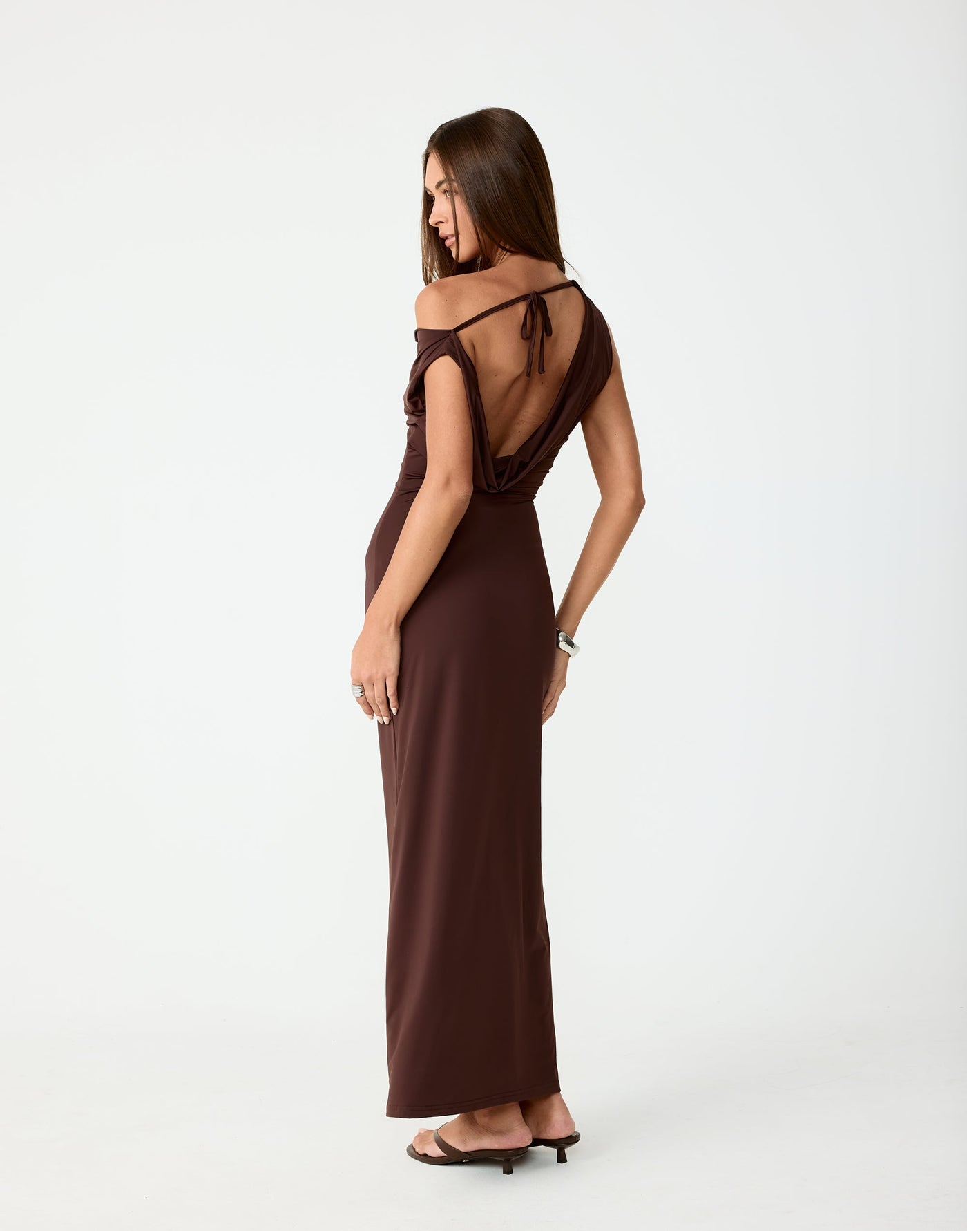 Granger Maxi Dress (Chocolate)