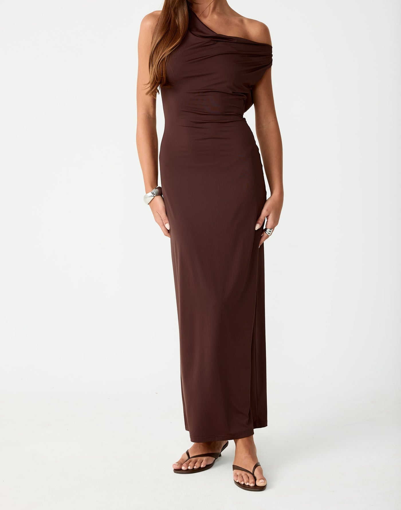 Granger Maxi Dress (Chocolate)