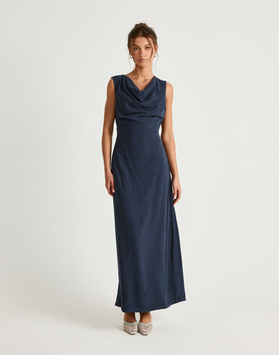  - Women's Dress - Charcoal Clothing