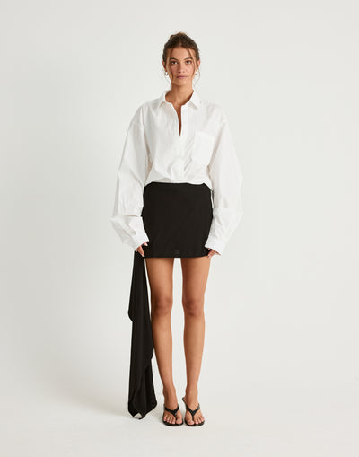  - Women's Skirt - Charcoal Clothing