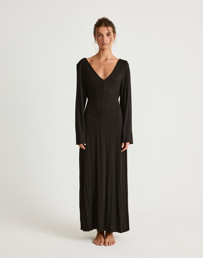  - Women's Dress - Charcoal Clothing