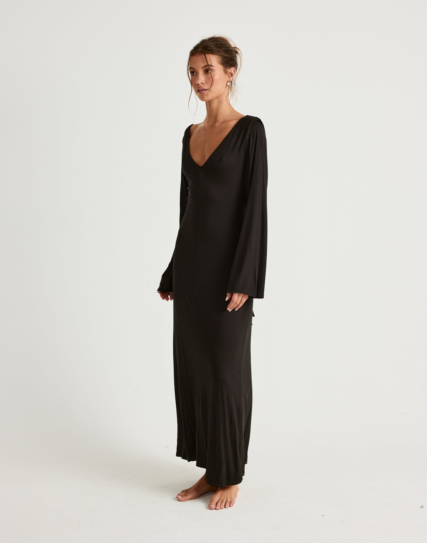  - Women's Dress - Charcoal Clothing