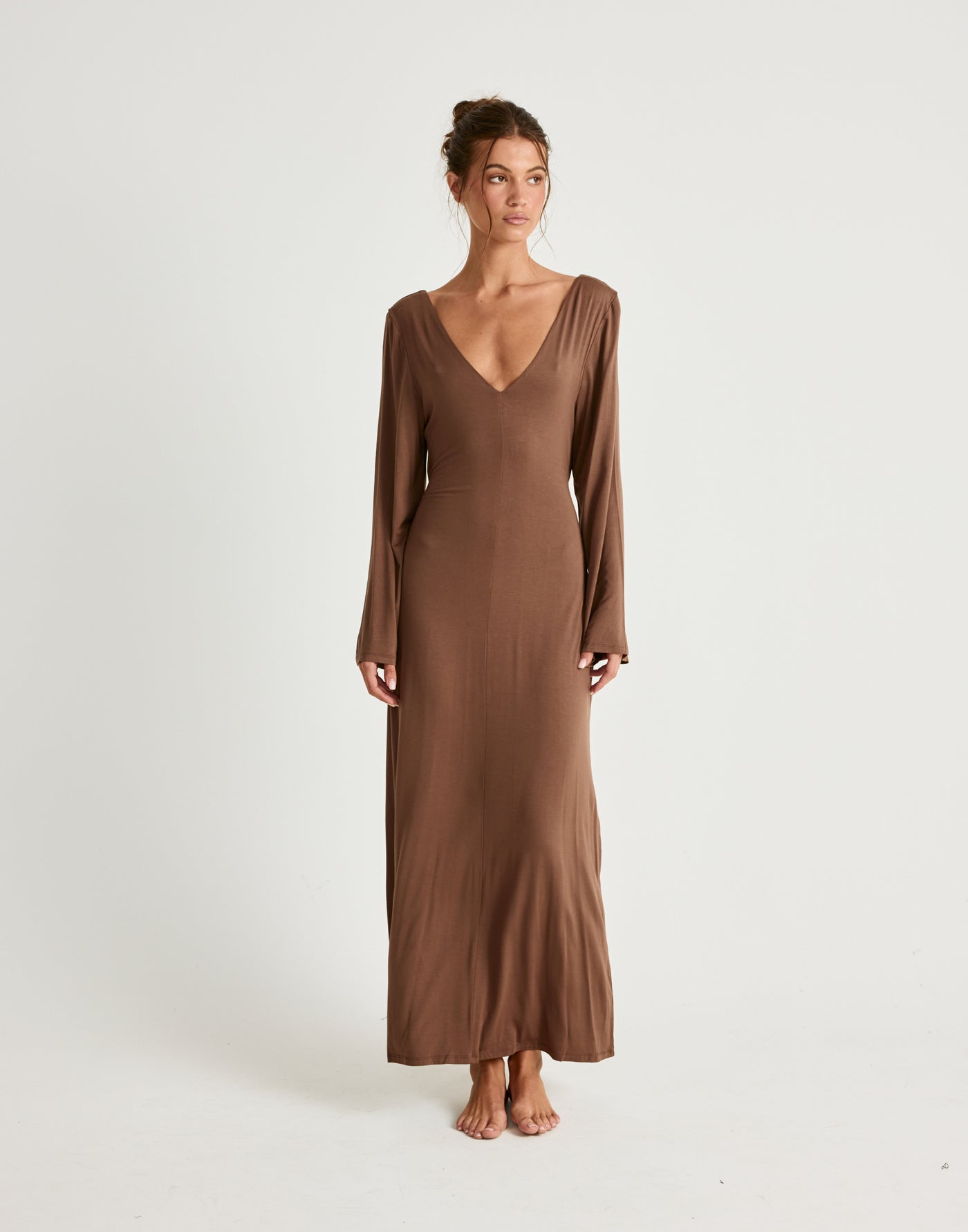  - Women's Dress - Charcoal Clothing