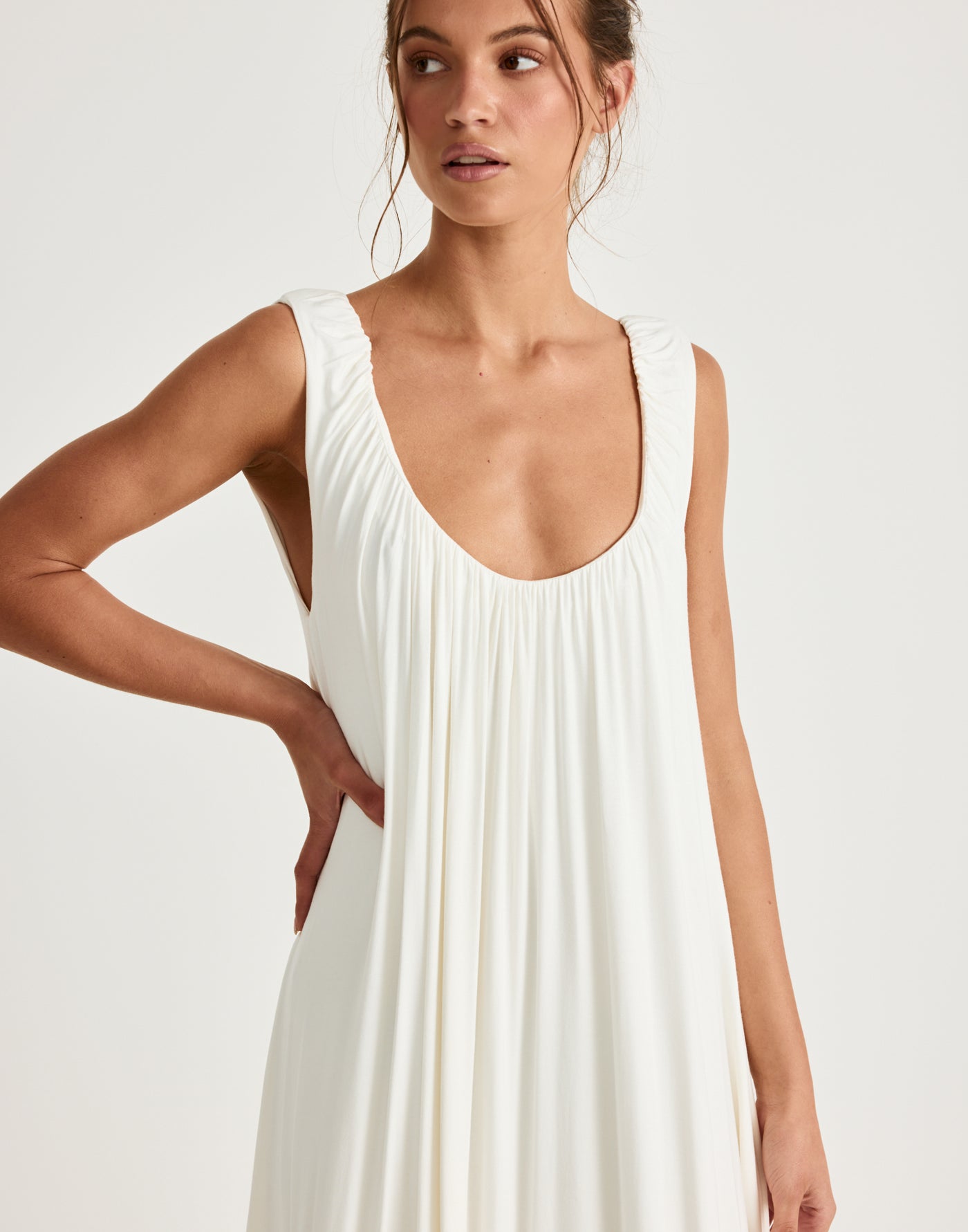  - Women's Dress - Charcoal Clothing