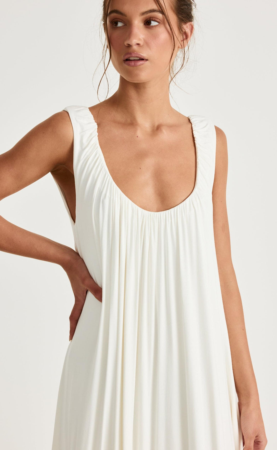 charcoal clothing luna maxi dress Selena Maxi Dress (Off White) – CHARCOAL USA