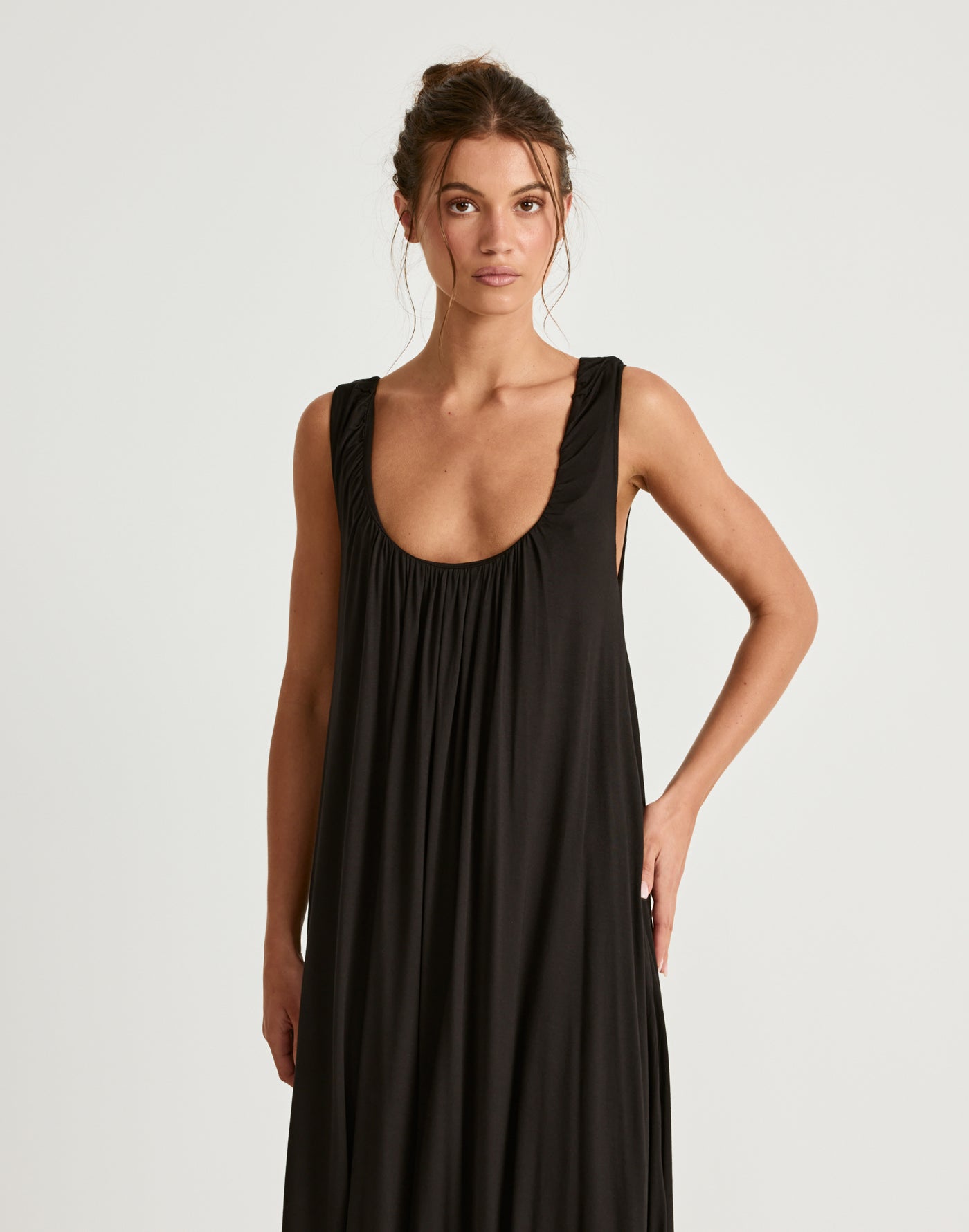  - Women's Dress - Charcoal Clothing