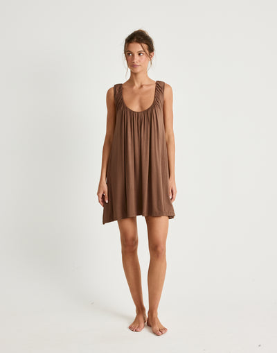  - Women's Dress - Charcoal Clothing