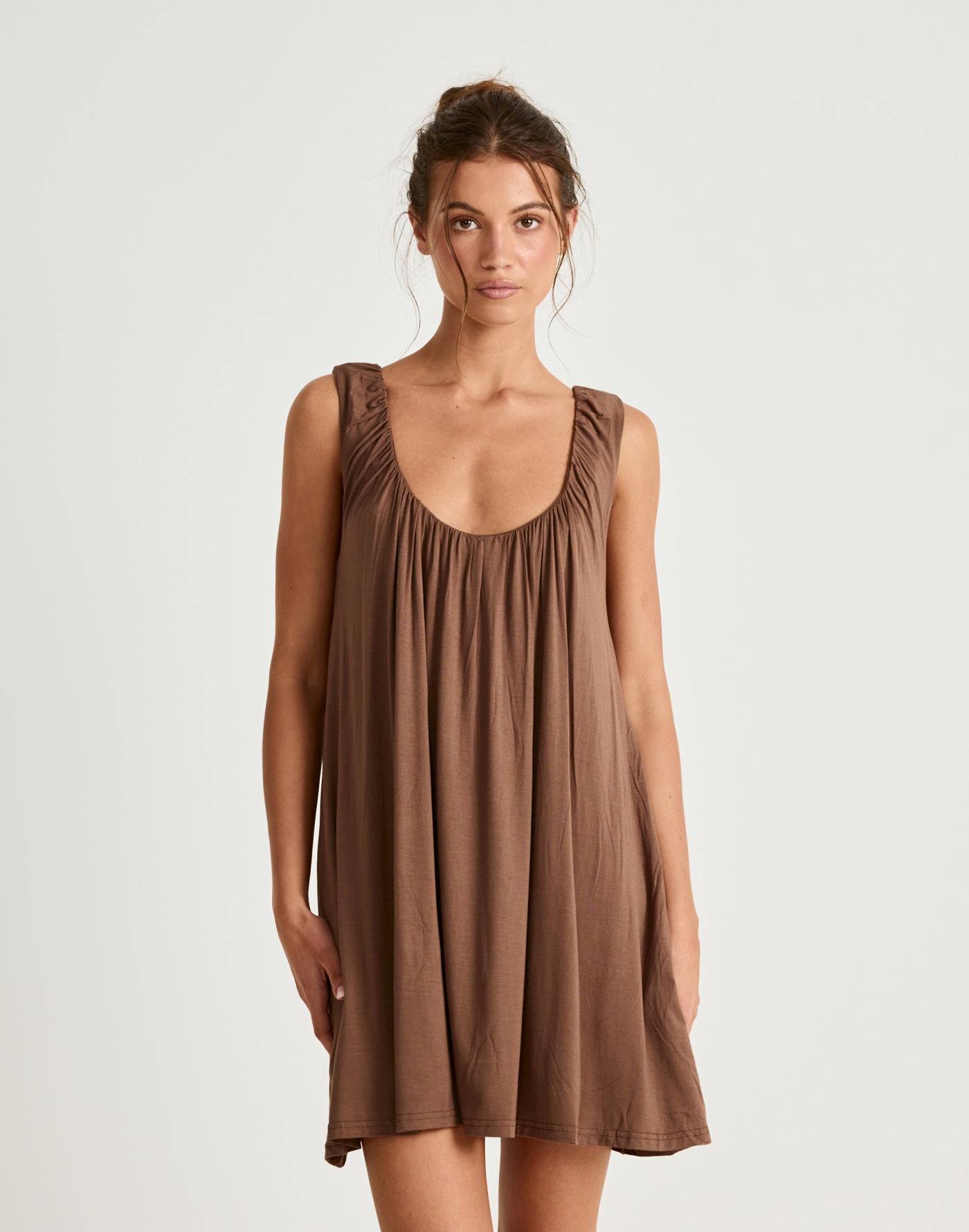  - Women's Dress - Charcoal Clothing
