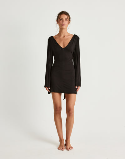  - Women's Dress - Charcoal Clothing