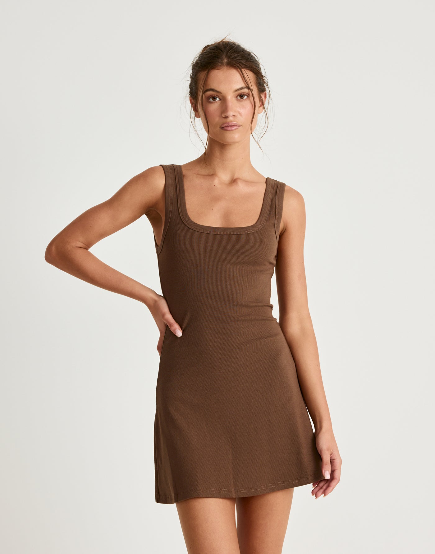  - Women's Dress - Charcoal Clothing