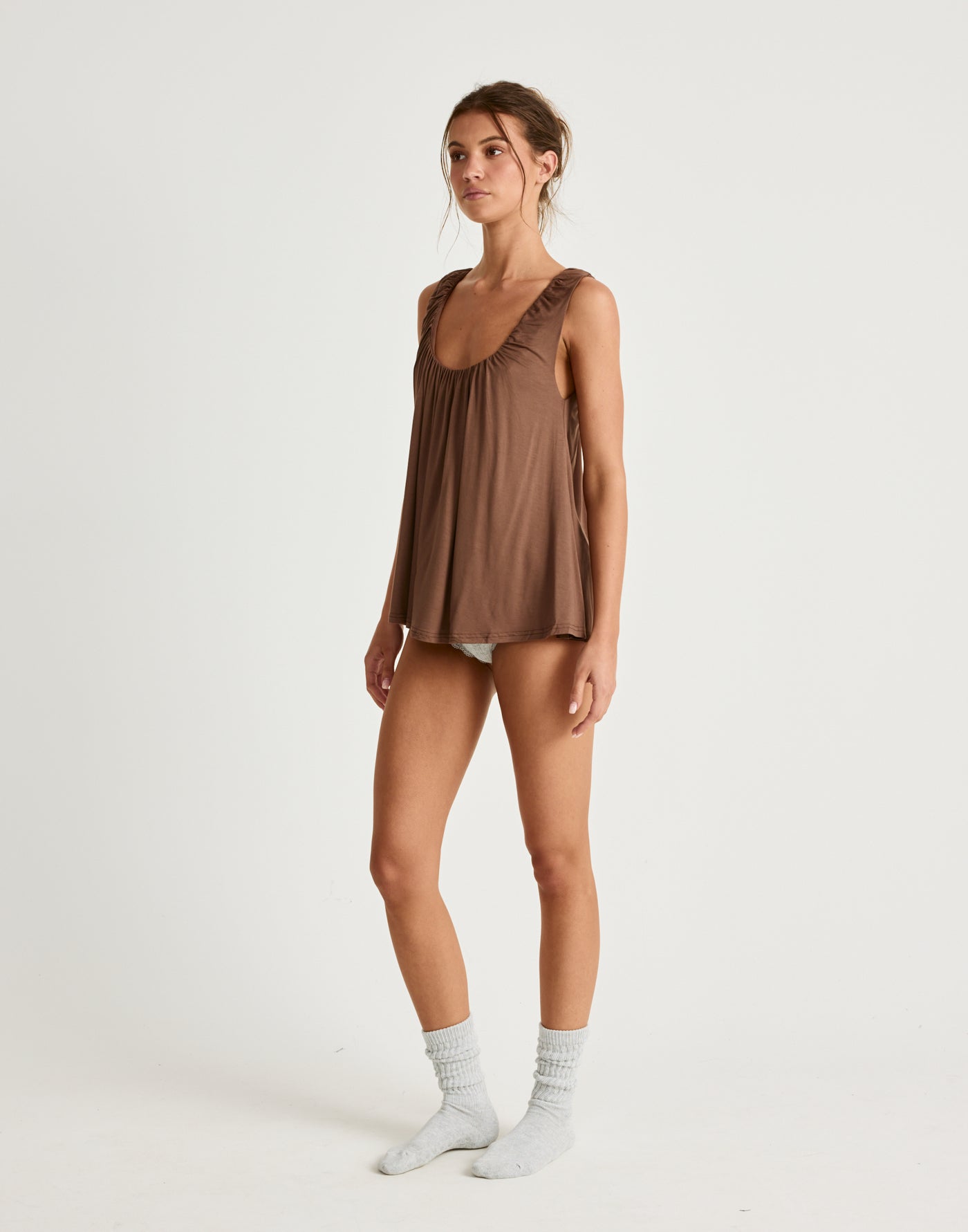  - Women's Top - Charcoal Clothing