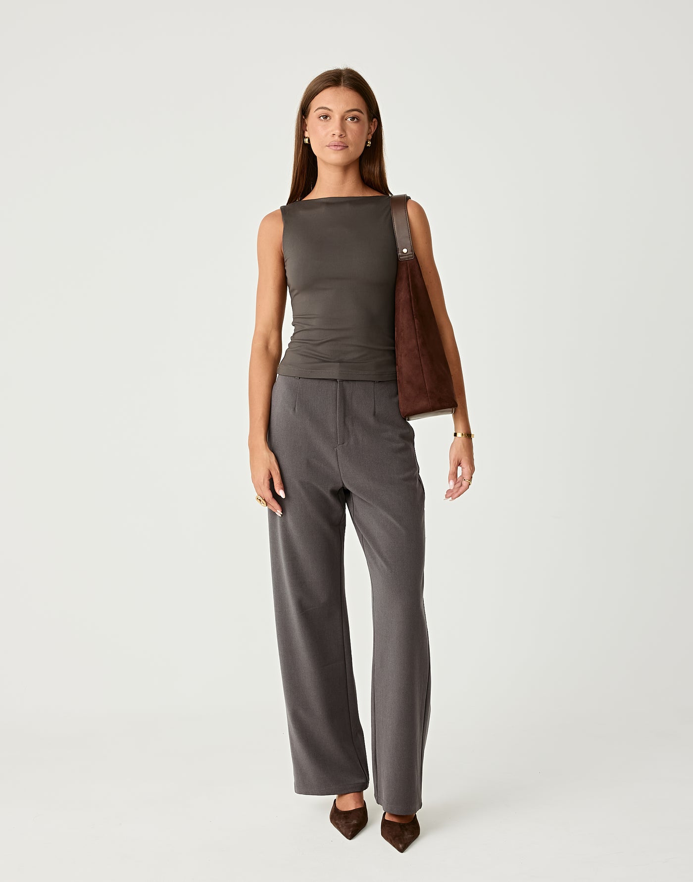  - Women's Top - Charcoal Clothing