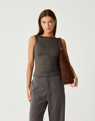  - Women's Top - Charcoal Clothing