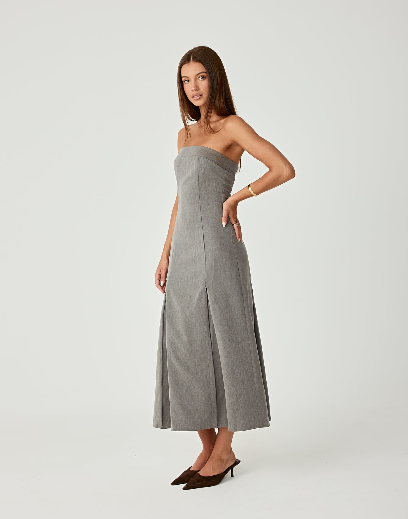  - Women's Dress - Charcoal Clothing