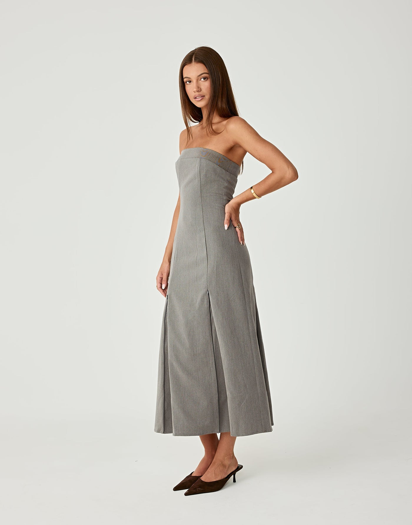  - Women's Dress - Charcoal Clothing