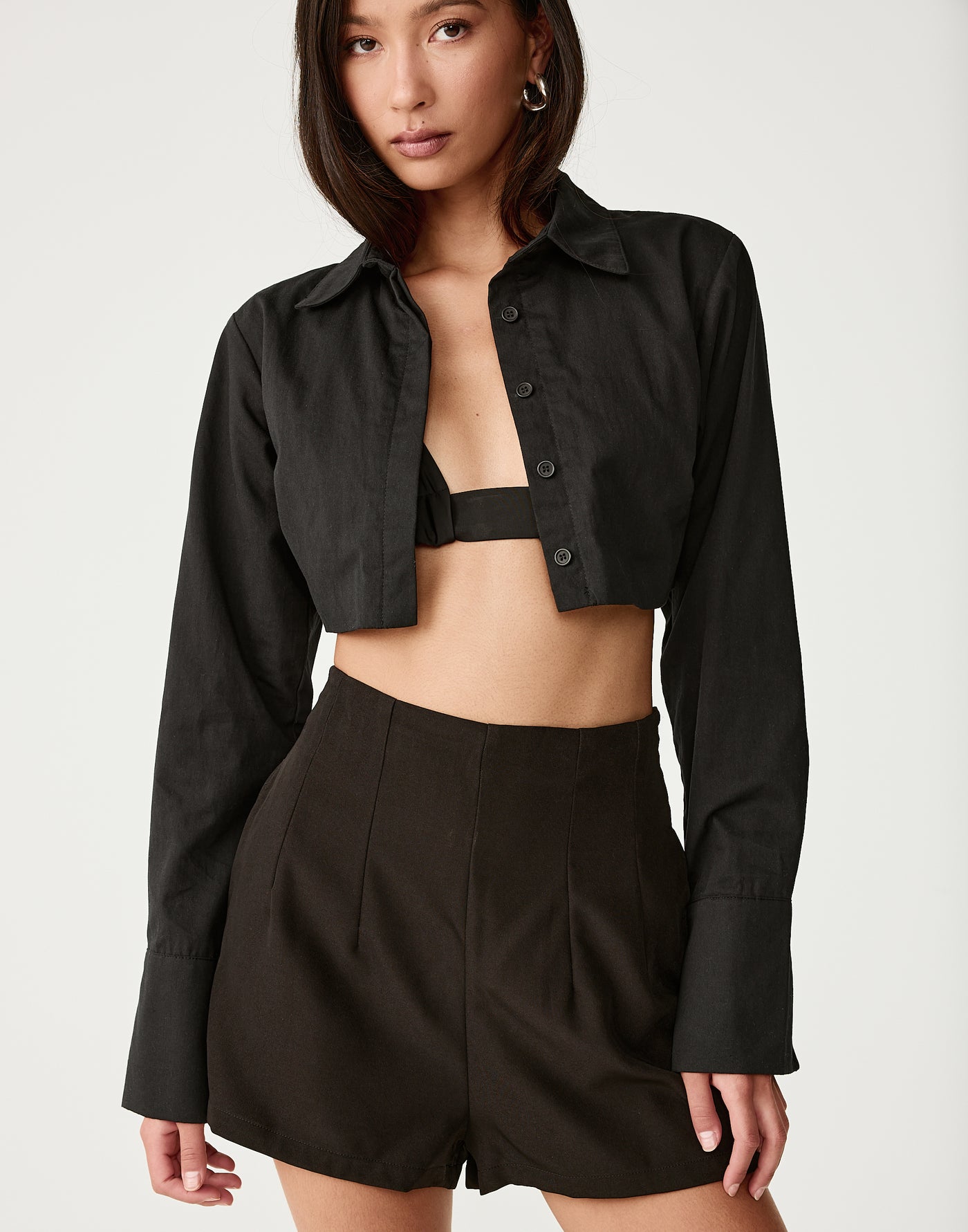  - Women's Shorts - Charcoal Clothing