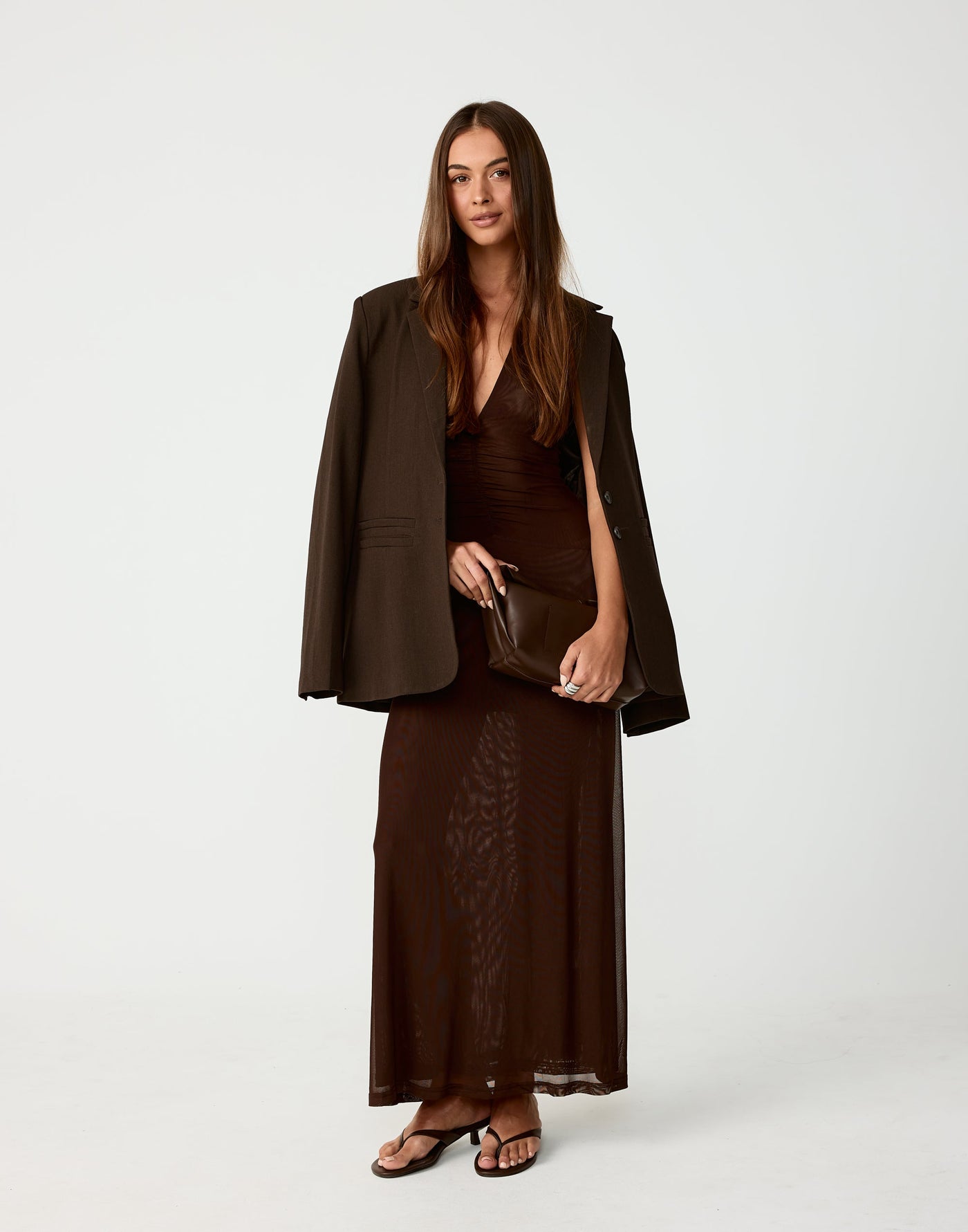 It Girl Maxi Dress (Chocolate)