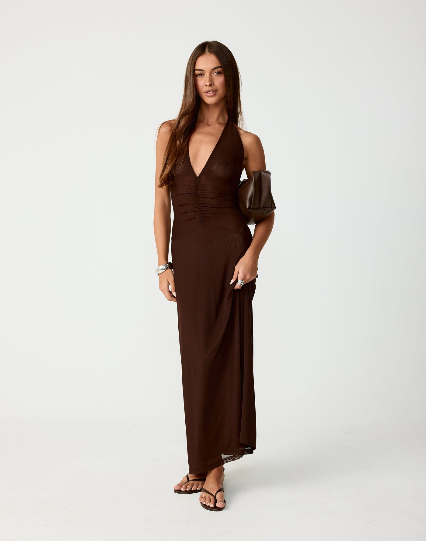 It Girl Maxi Dress (Chocolate)